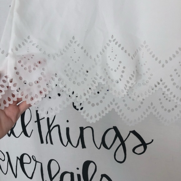 White shirt sleeve top - Picture 2 of 3